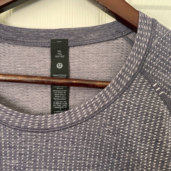 NWOT Mens Lululemon Metal Vent Tech Long Sleeve Shirt XXL - Picture 4 of 9